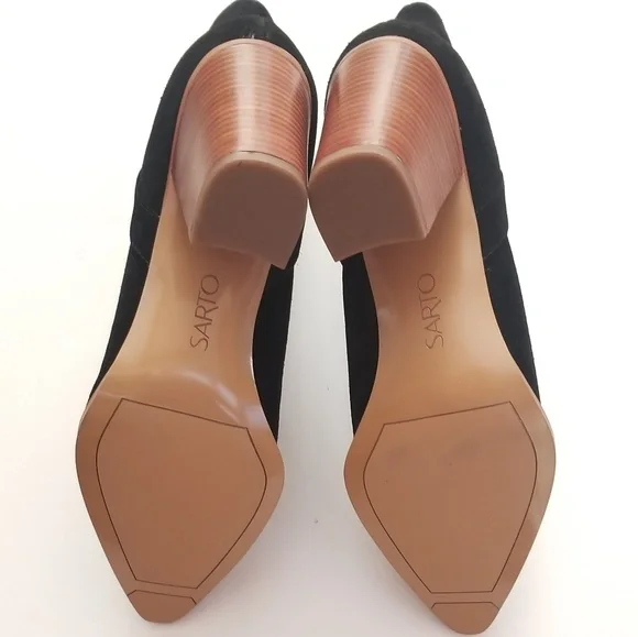 Franco Sarto Ella Suede Western Ankle Boots - Picture 9 of 11